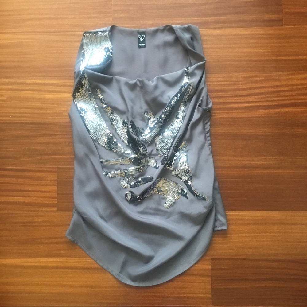 Sleeveless Sequined Top